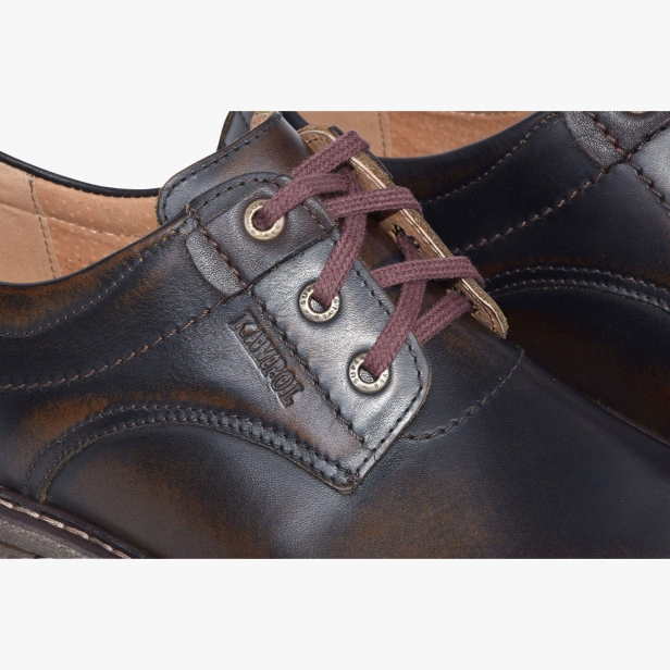 BUTY MĘSKIE TRAPERY SKÓRZANE OLIWKA KABIR KAMPOL 32/K/OL