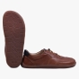 BUTY DAMSKIE MINIMALISTYCZNE BAREFOOT SZEROKIE SKÓRZANE BRĄZOWE 500/BR