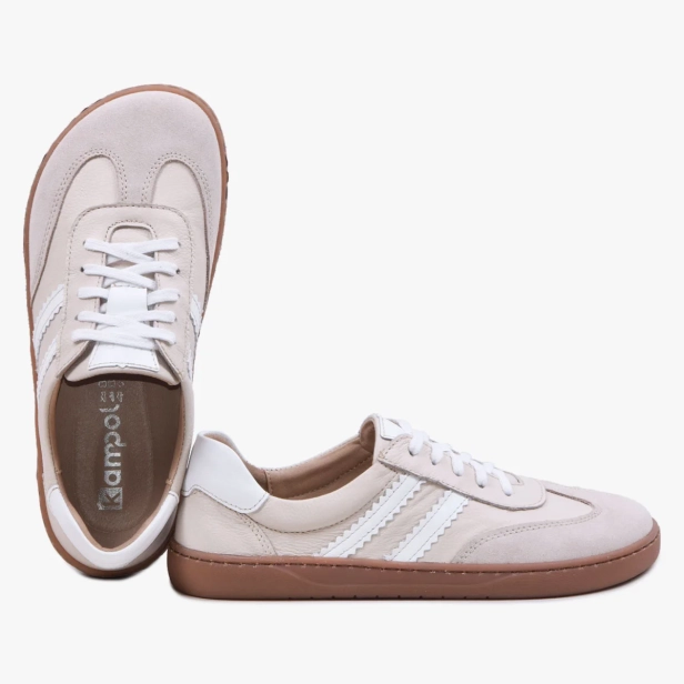 Barefoot damskie skórzane beżowe Kampolbuty.pl 503_BEZ (2).webp