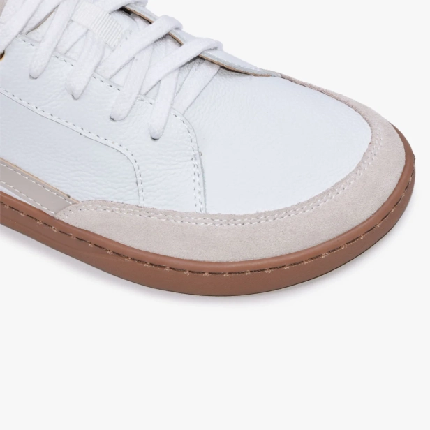 Minimalistyczne buty damskie barefoot skórzane białe 504_B (3).webp