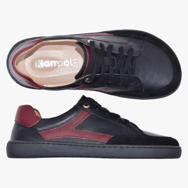 Buty barefoot skórzane damskie czarne Kampol 504_15 (1).webp