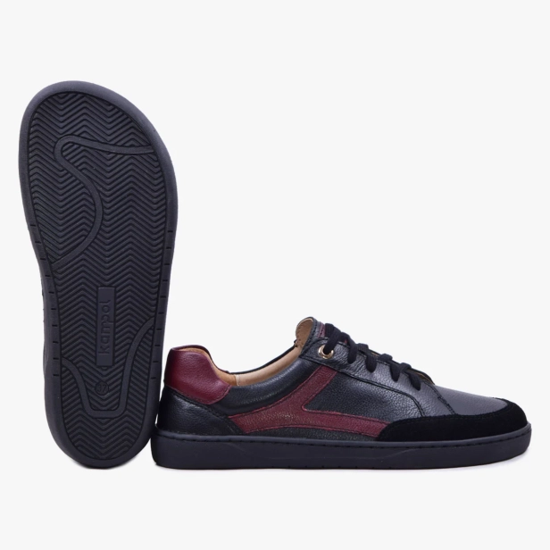 Buty barefoot skórzane damskie czarne Kampol 504_15 (7).webp