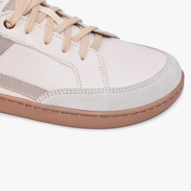 Buty damskie skórzane minimalistyczne barefoot beżowe Kampol 504_BEZ (2).webp