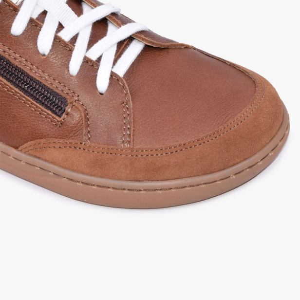 Buty damskie barefoot skórzane szerokie brązowe Kampol 505_74 (4).webp