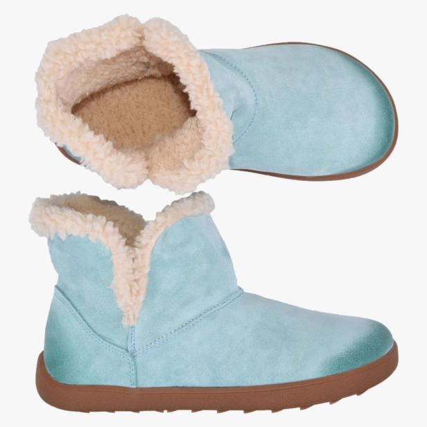 Damskie botki barefoot skórzane zimowe miętowe 029_MINT (6).webp