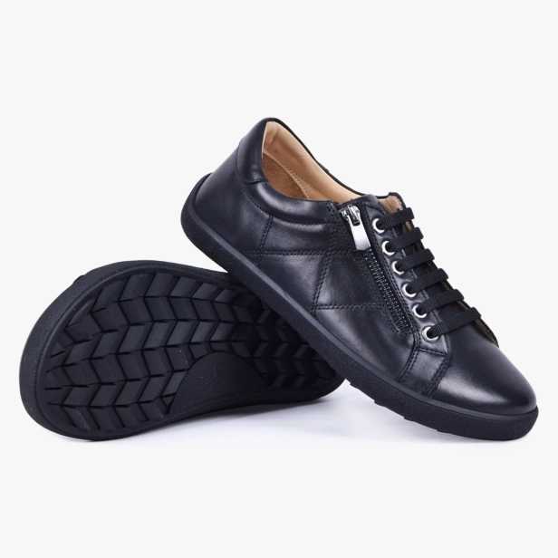 BUTY BAREFOOT DAMSKIE SKÓRZANE Z SUWAKIEM CZARNE 013_BLK (2).webp