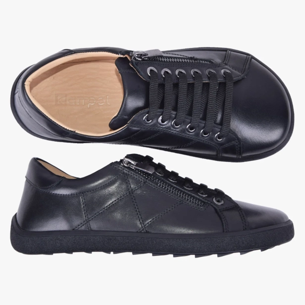 BUTY BAREFOOT DAMSKIE SKÓRZANE Z SUWAKIEM CZARNE 013_BLK (3).webp