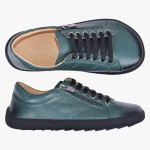 BAREFOOT BUTY DAMSKIE SKÓRZANE Z SUWAKIEM ZIELONE 013/MARCIO