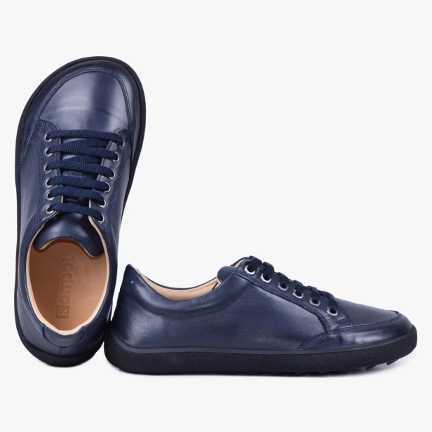 BUTY BAREFOOT SKÓRZANE DAMSKIE ELASTYCZNE GRANATOWE KAMPOL 014_DO (4).webp