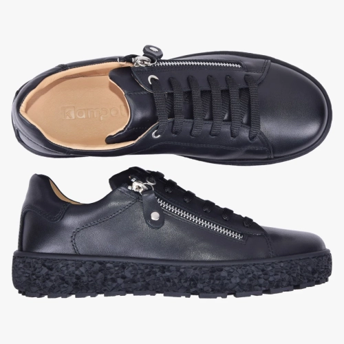 BUTY DAMSKIE SKÓRZANE Z SUWAKIEM CZARNE 010_BLK (3).webp