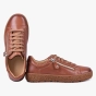 BUTY DAMSKIE SKÓRZANE Z SUWAKIEM BRĄZOWE KAMPOL 010_TAN (7).webp
