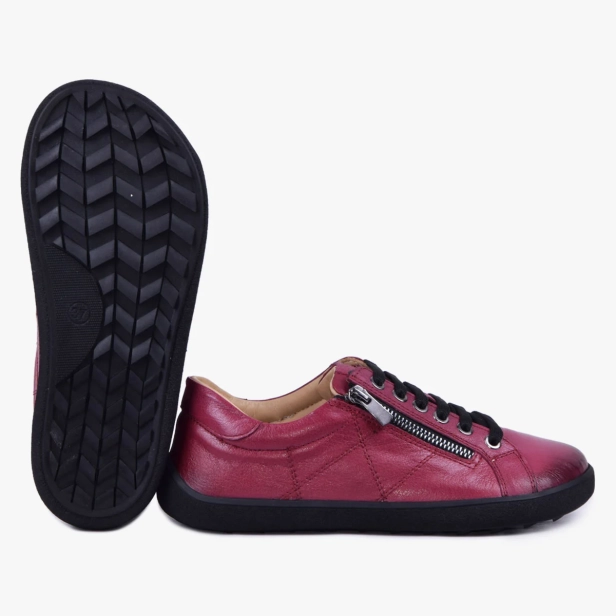 BAREFOOT BUTY DAMSKIE SKÓRZANE Z SUWAKIEM ZIELONE 013_ORION (6).webp