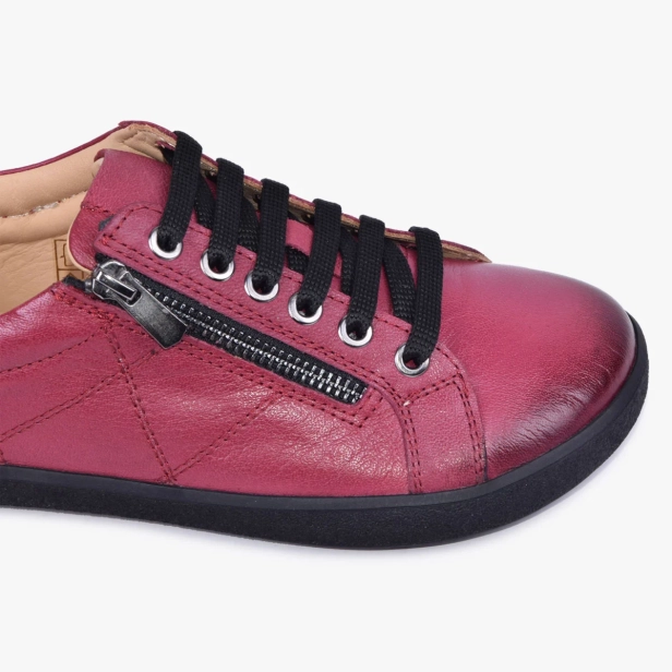 BAREFOOT BUTY DAMSKIE SKÓRZANE Z SUWAKIEM ZIELONE 013_ORION (7).webp