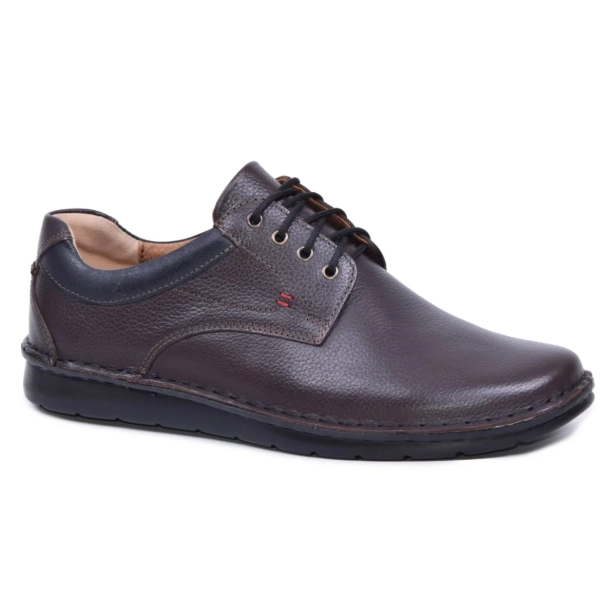 SKÓRZANE BUTY MĘSKIE SZEROKIE TĘGIE BRĄZOWE KAMPOL 13_65 (1).webp