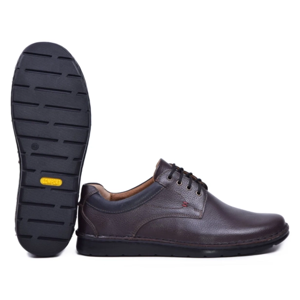 SKÓRZANE BUTY MĘSKIE SZEROKIE TĘGIE BRĄZOWE KAMPOL 13_65 (4).webp