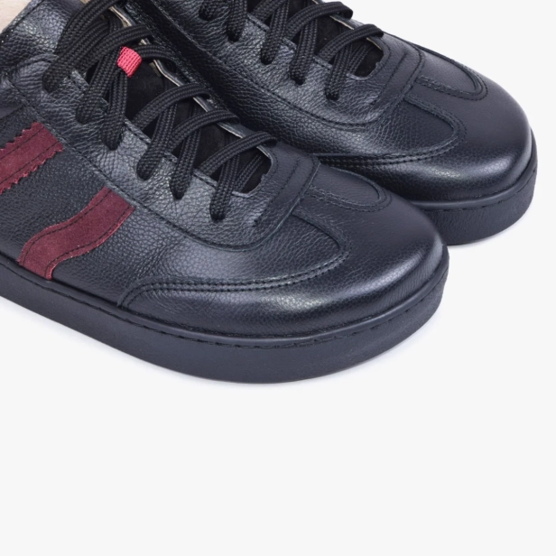 Buty barefoot zimowe damskie trzewiki skórzane czarne Kampol 600_5 (10).webp