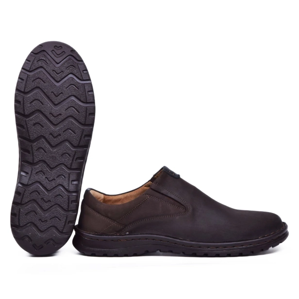 Buty męskie skórzane szerokie brązowe Kampol 12_65 (4).webp