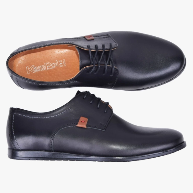 Buty wizytowe męskie skórzane czarne Kampol 326_15 (2).webp
