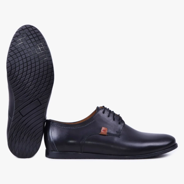 Buty wizytowe męskie skórzane czarne Kampol 326_15 (5).webp