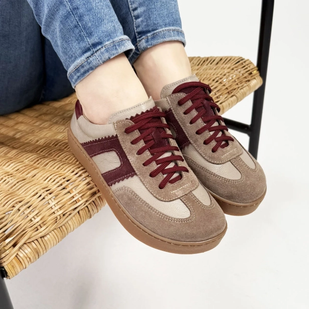 Buty damskie barefoot skorzane Kampol 506_TAUPE (2).webp