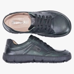 BUTY DAMSKIE NA SZEROKĄ STOPĘ SKÓRZANE ZIELONE 510/33