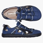 SANDAŁY DAMSKIE BAREFOOT SPORTOWE SKÓRZANE GRANATOWE 526/52/S
