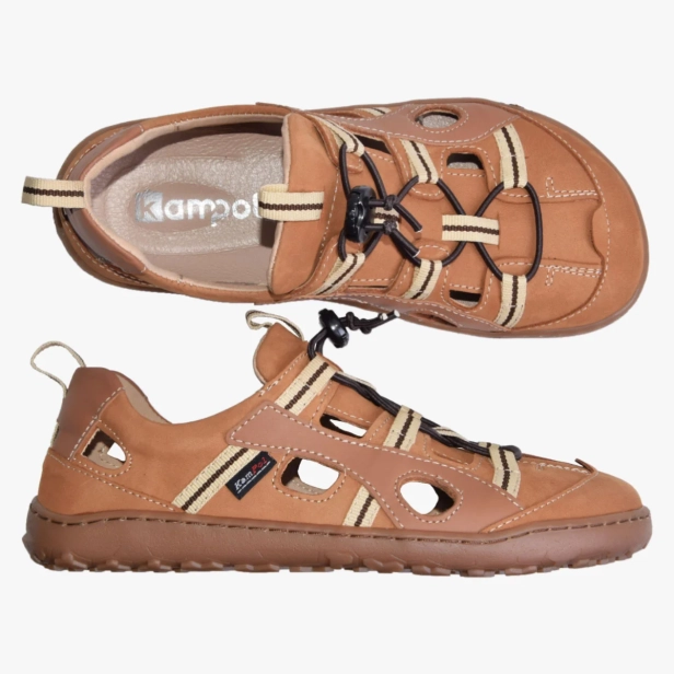 Sandały sportowe barefoot damskie skórzane Kampol 526_410_S (5).webp