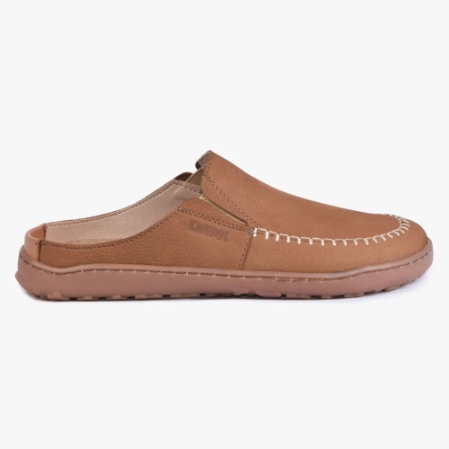 Klapki damskie barefoot szerokie w palcach brąz Kampol 700_410 (1).webp