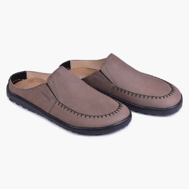 Szerokie klapki damskie barefoot oliwka Kampol 700_OL (2).webp