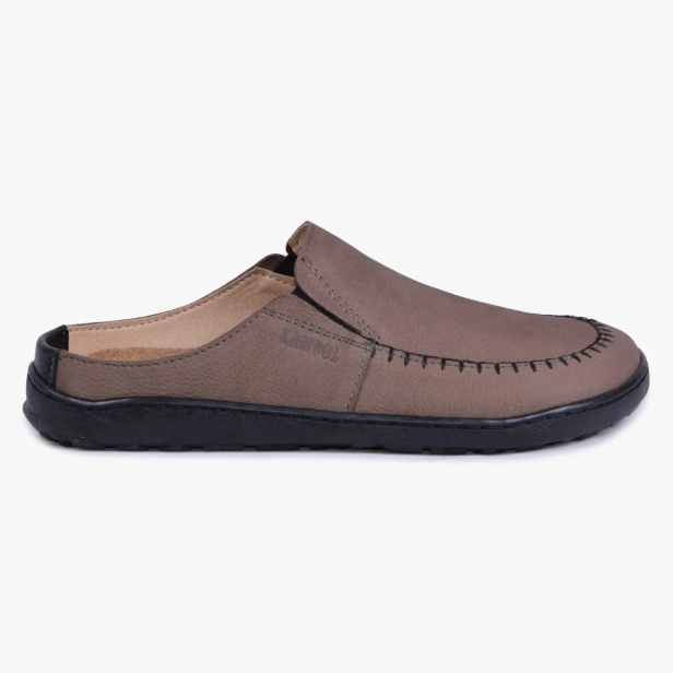 Szerokie klapki damskie barefoot oliwka Kampol 700_OL (5).webp