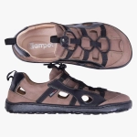 SANDAŁY DAMSKIE BAREFOOT SZEROKIE OLIWKA 526/OL