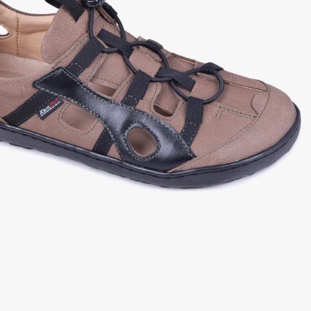 Sandały trekkingowe damskie barefoot skórzane Kampol 526_OL (2).webp