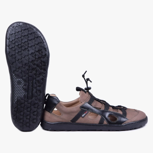Sandały trekkingowe damskie barefoot skórzane Kampol 526_OL (3).webp