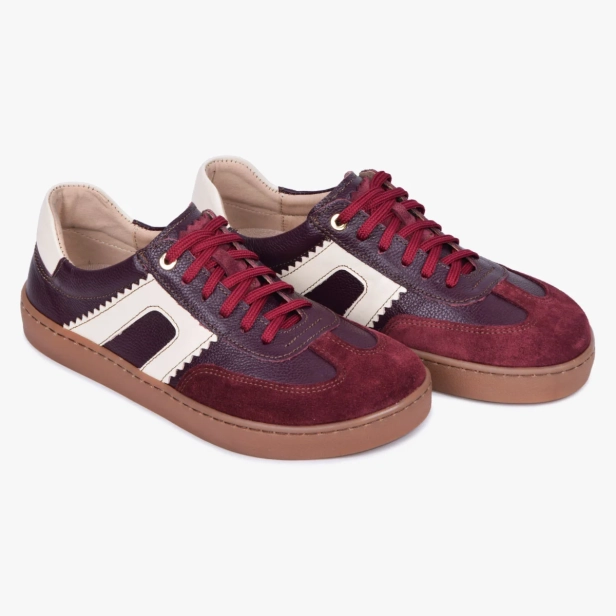 Barefoot buty damskie skórzane bordowe Kampol 506_17 (5).webp