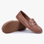 Mokasyny barefoot damskie skórzane brązowe Kampol 510_tiger (7).webp