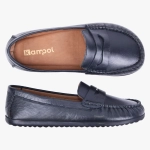 MOKASYNY DAMSKIE BAREFOOT SKÓRZANE CZARNE 510