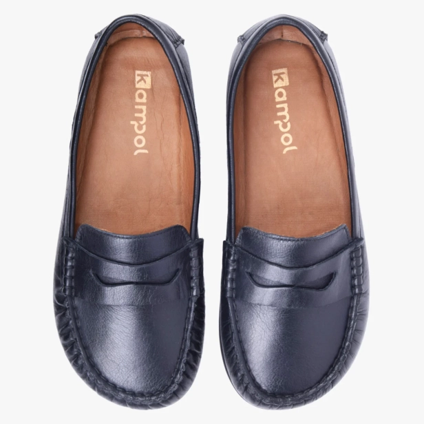 MOKASYNY DAMSKIE BAREFOOT SKÓRZANE CZARNE KAMPOL 510_BLK (3).webp