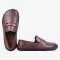 MOKASYNY DAMSKIE SKÓRZANE BAREFOOT SZEROKIE BRĄZOWE 043_AK (5).webp