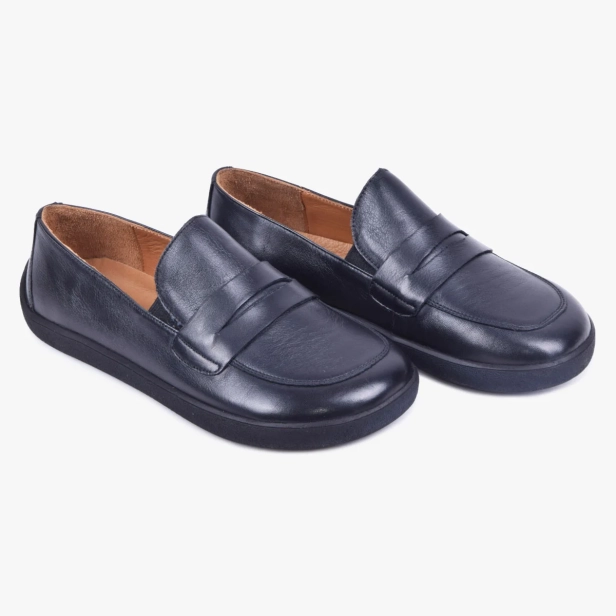 MOKASYNY DAMSKIE SZEROKIE SKÓRZANE BAREFOOT CZARNE 043_BLK (6).webp