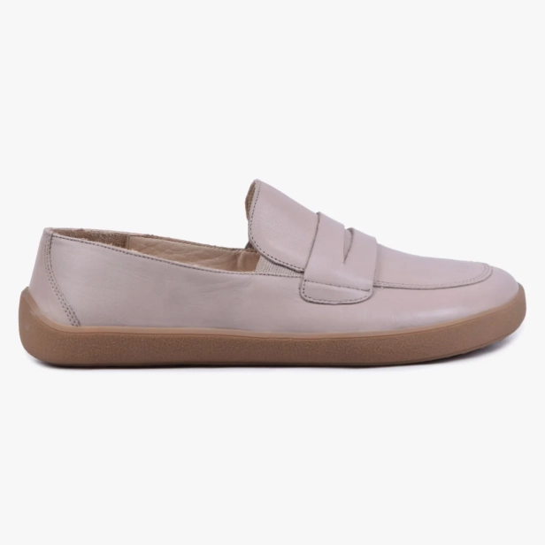 MOKASYNY DAMSKIE SKÓRZANE SZEROKIE BAREFOOT BEŻOWE KAMPOL 043 (5).webp