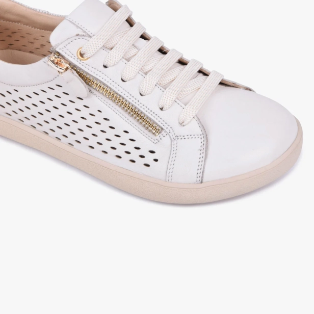 BAREFOOT BUTY DAMSKIE SKÓRZANE AŻUROWE NA LATO KREMOWE 051 (3).webp