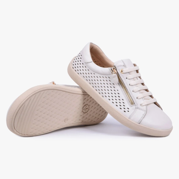 BAREFOOT BUTY DAMSKIE SKÓRZANE AŻUROWE NA LATO KREMOWE 051 (7).webp