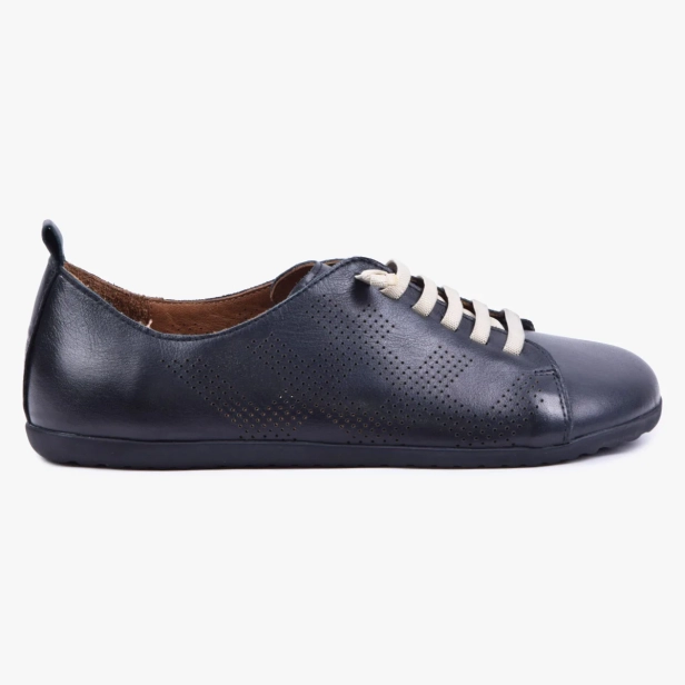 SKÓRZANE BUTY BAREFOOT DAMSKIE SZEROKIE CZARNE KAMPOL 501 BLK (5).webp