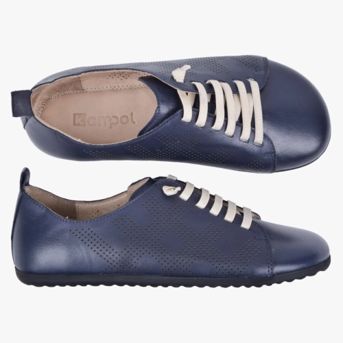 BAREFOOT BUTY DAMSKIE SKÓRZANE WSUWANE GRANATOWE KAMPOL 501 DO (1).webp