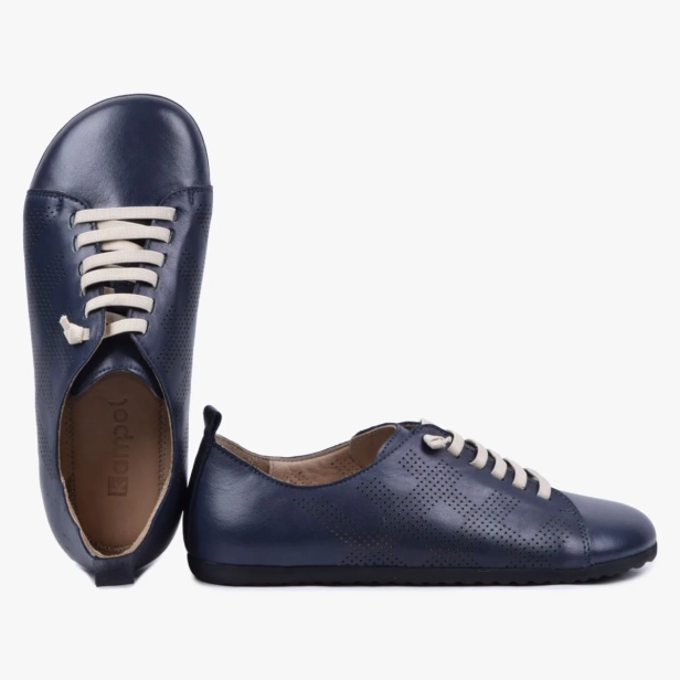 BAREFOOT BUTY DAMSKIE SKÓRZANE WSUWANE GRANATOWE KAMPOL 501 DO (6).webp