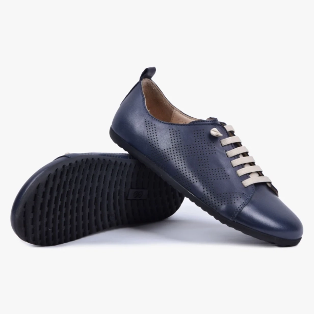 BAREFOOT BUTY DAMSKIE SKÓRZANE WSUWANE GRANATOWE KAMPOL 501 DO (7).webp