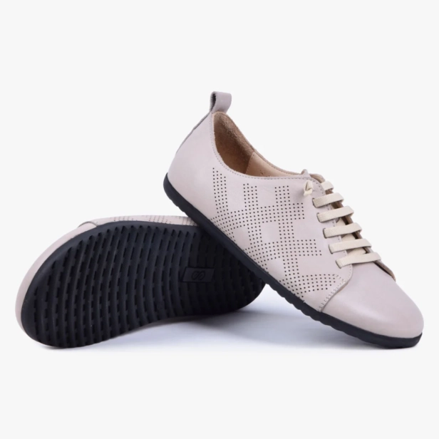 BAREFOOT BUTY DAMSKIE SKÓRZANE ELASTYCZNE BEŻOWE KAMPOL 501 SG (2).webp