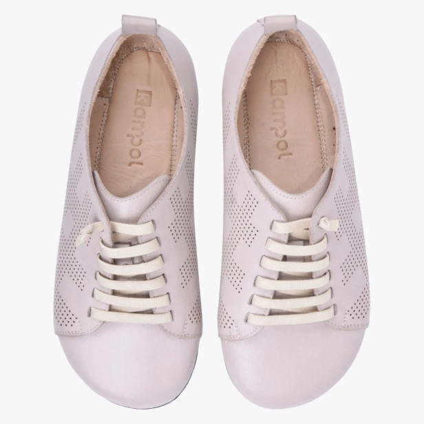 BAREFOOT BUTY DAMSKIE SKÓRZANE ELASTYCZNE BEŻOWE KAMPOL 501 SG (3).webp