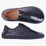 BUTY BAREFOOT DAMSKIE KLASYCZNE SKÓRZANE CZARNE 025