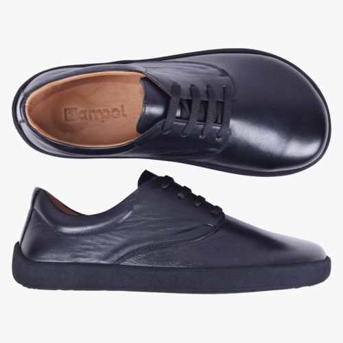 BUTY BAREFOOT DAMSKIE KLASYCZNE SKÓRZANE CZARNE KAMPOL 025 (8).webp